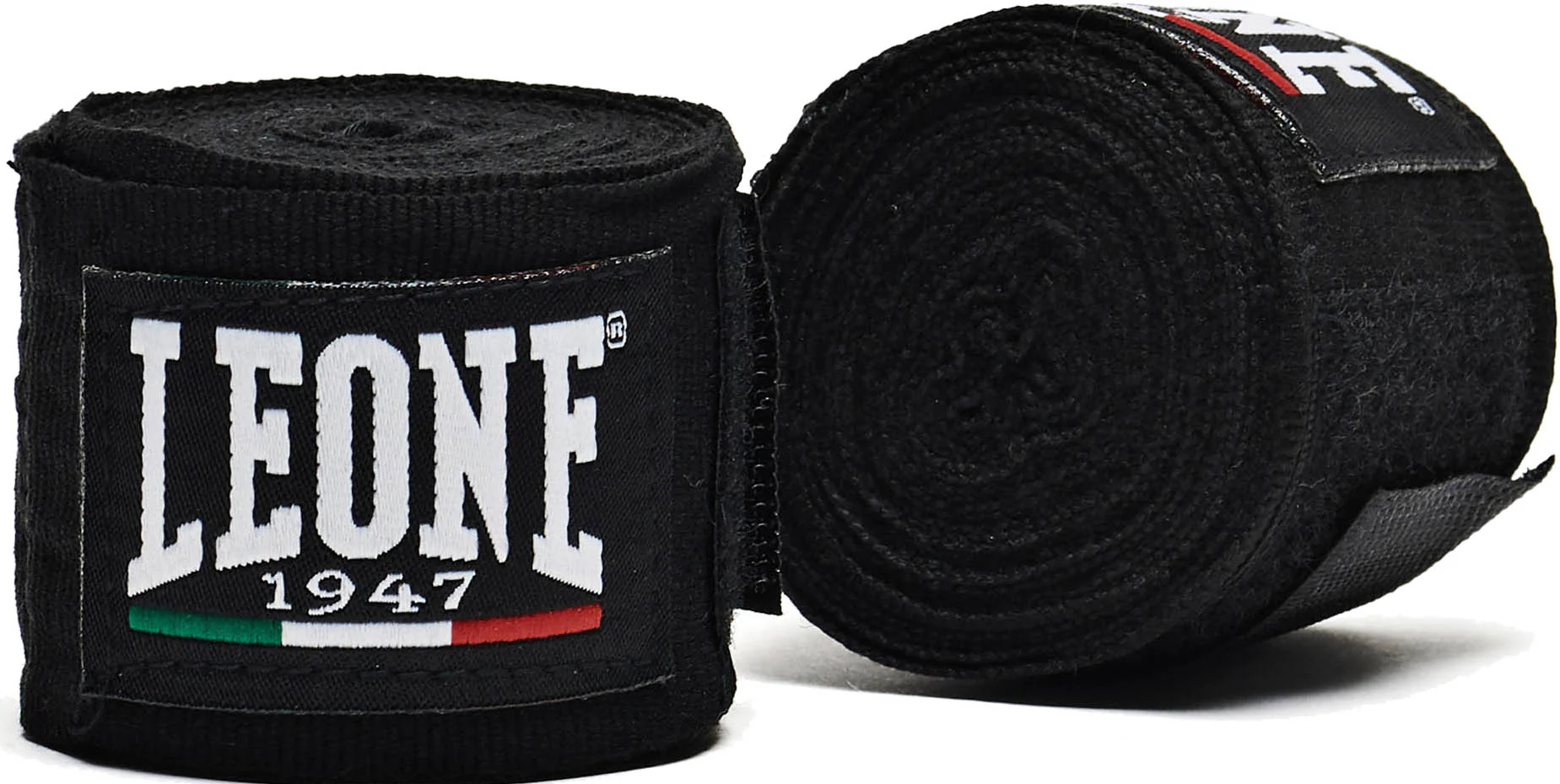 Bandages de boxe Leone Texture - Noir - 4,5m