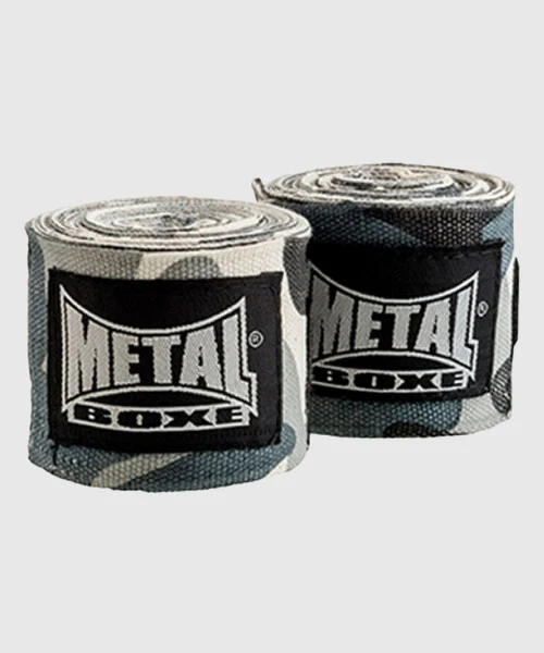 Bandages de boxe Metal Boxe - 2,5 mètres - Camo Gris - Image 2