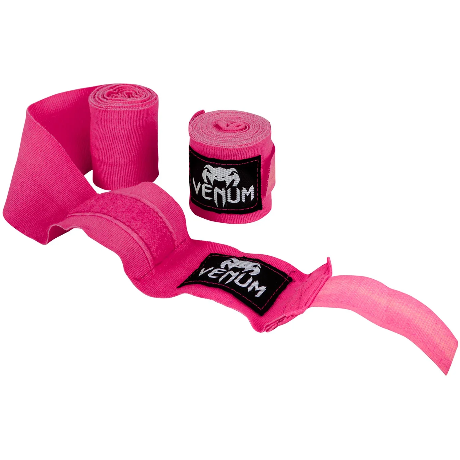 Bandages de boxe Venum Kontact - Rose Néon - 2,5 m (98 in) - Image 2
