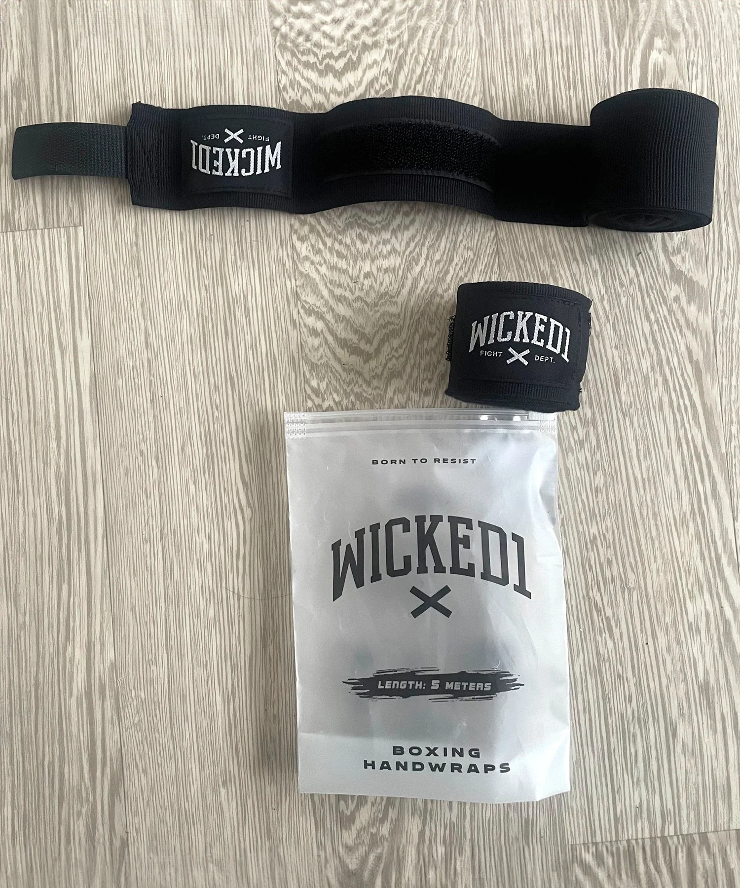 Bandes De Boxe Wicked One Broken - Noir - 3m - Image 2