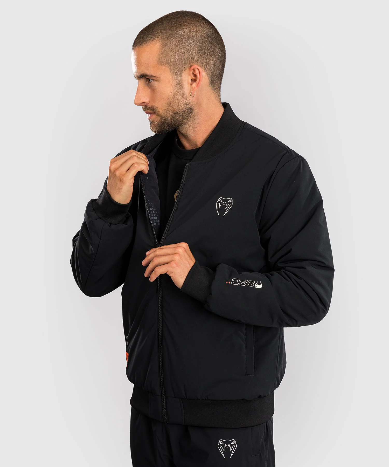 Veste Bomber Venum Eclipse – Noir/Ivoire - Image 5