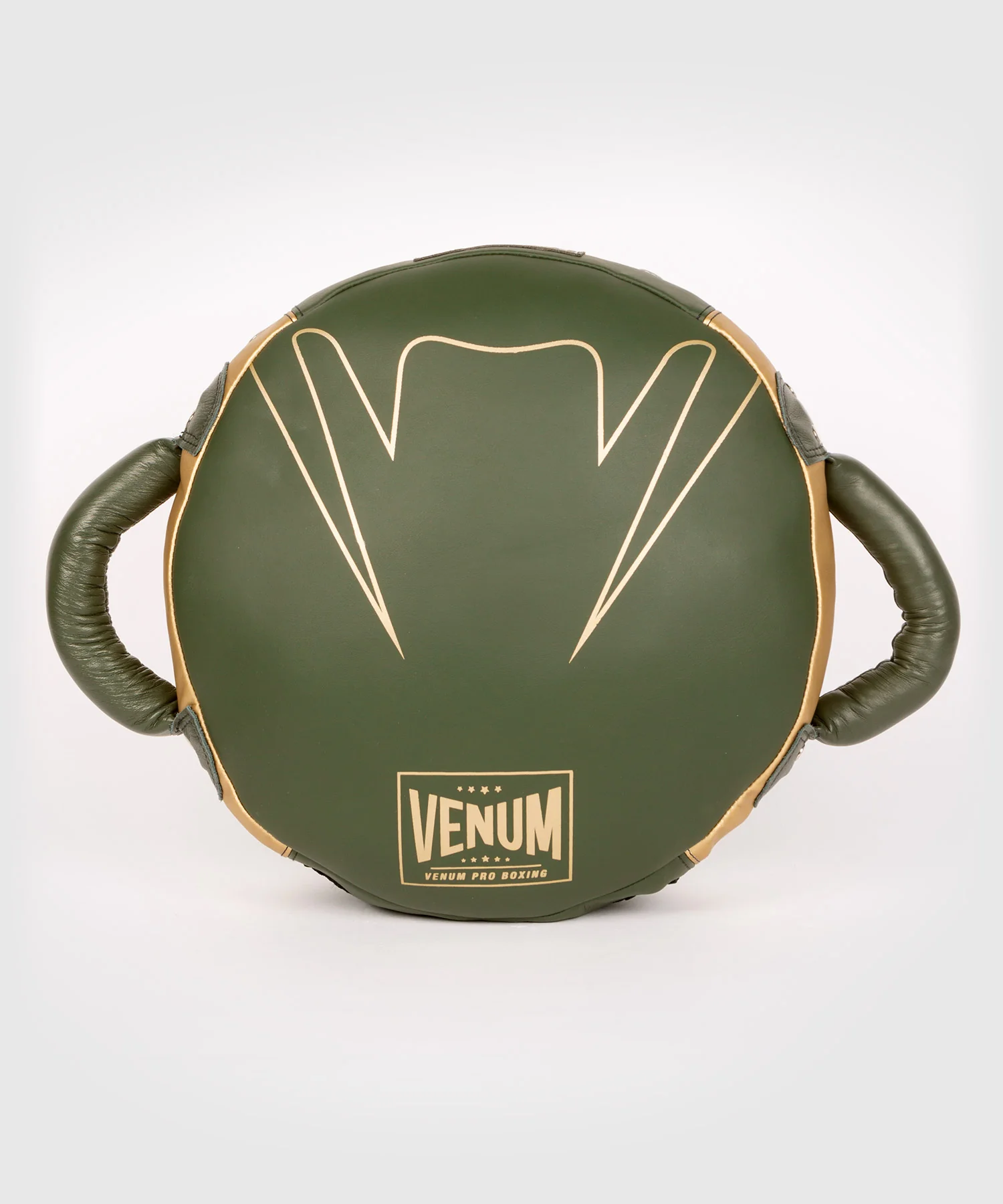 Bouclier de Frappe Rond Venum Pro Boxing – Kaki/Or - Image 2