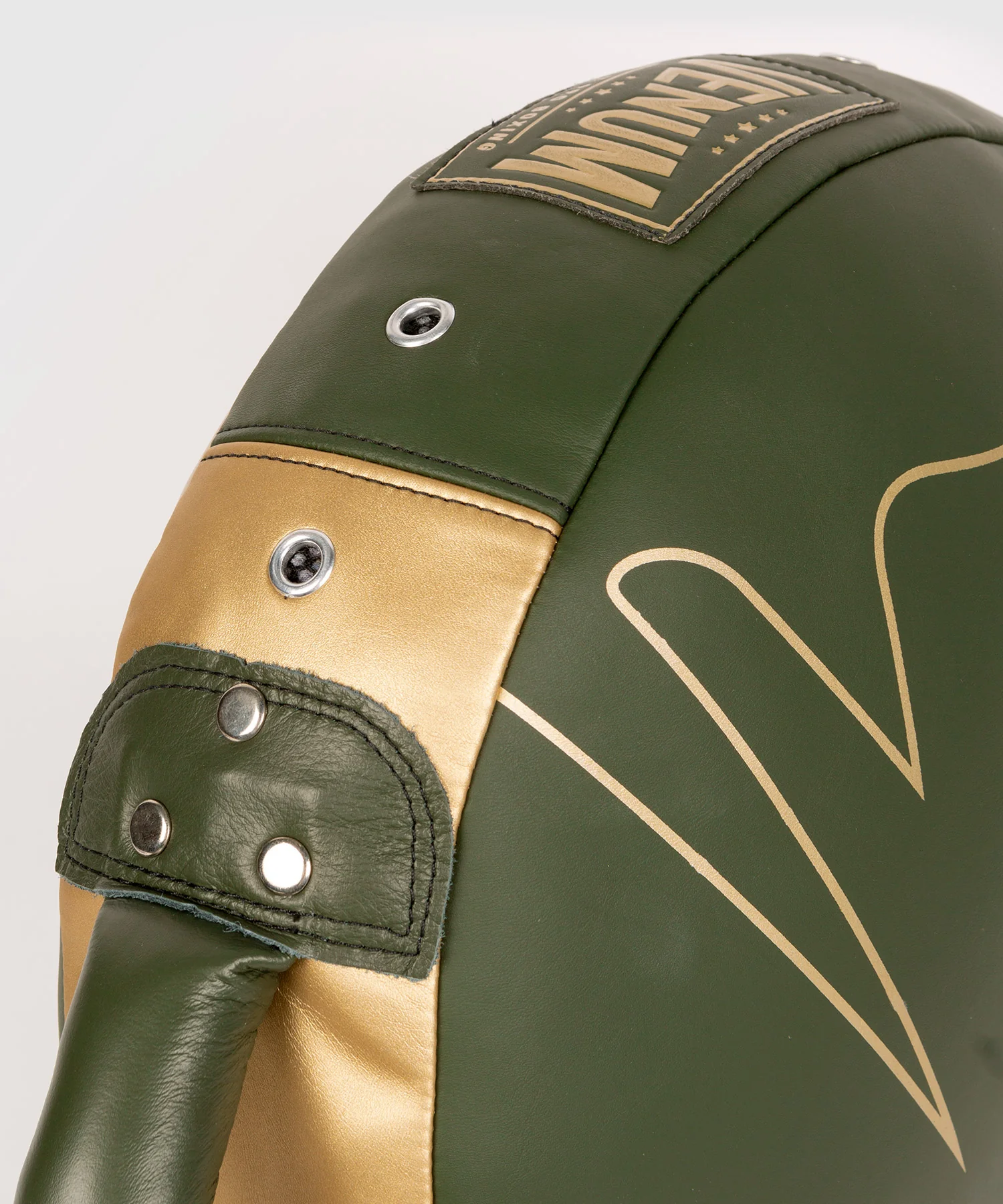 Bouclier de Frappe Rond Venum Pro Boxing – Kaki/Or - Image 5