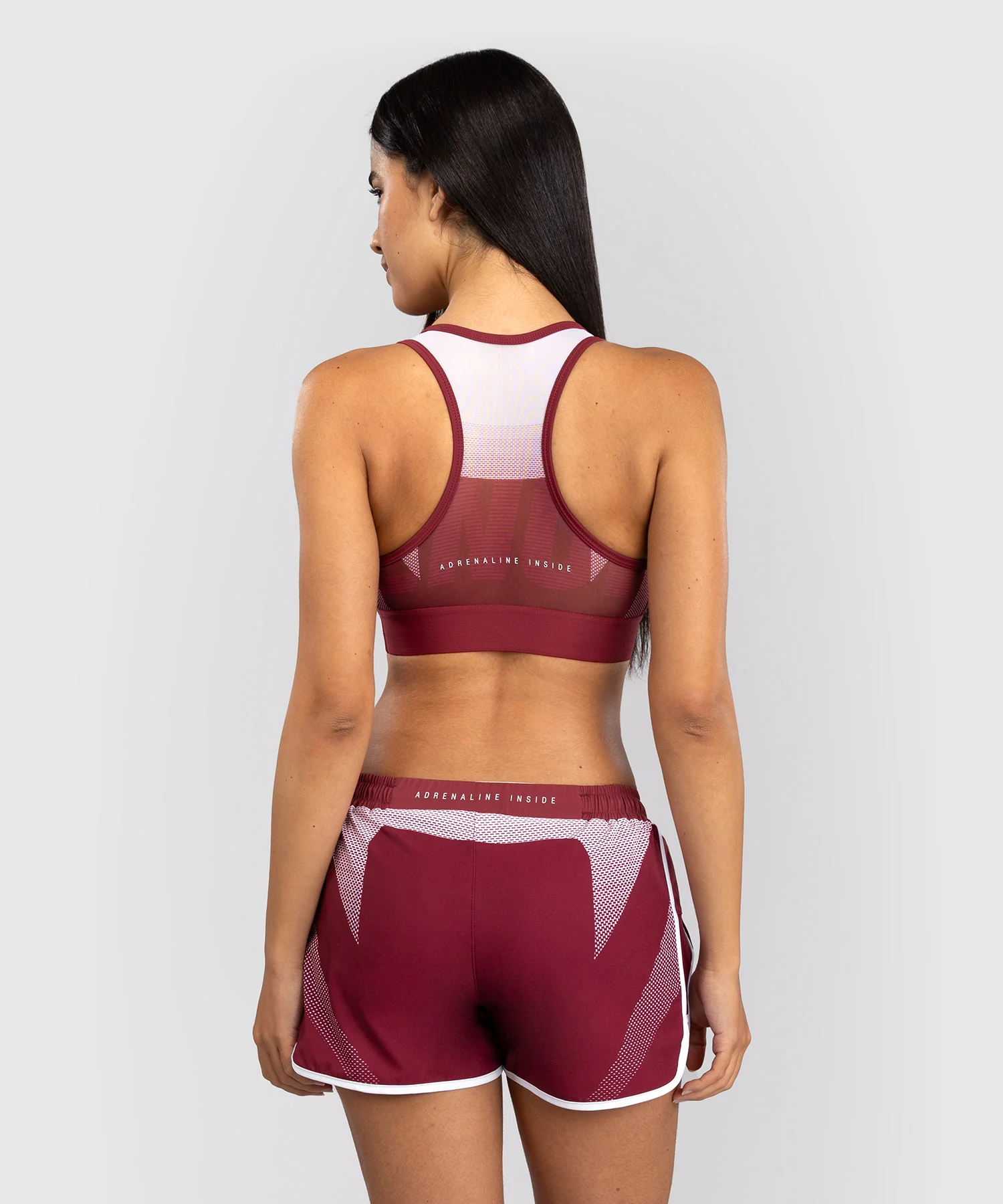 Brassière de Sport Femme Venum Adrenaline – Bordeaux/Rose - Image 4