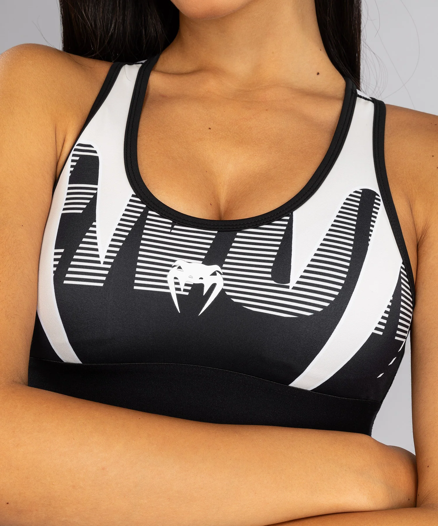 Brassière de Sport Femme Venum Adrenaline – Noir/Ivoire - Image 4