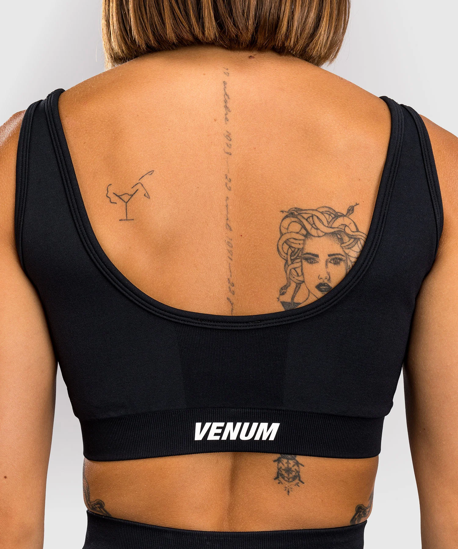 Brassière de Sport Longue Venum Sculpt – Noir/Blanc - Image 6