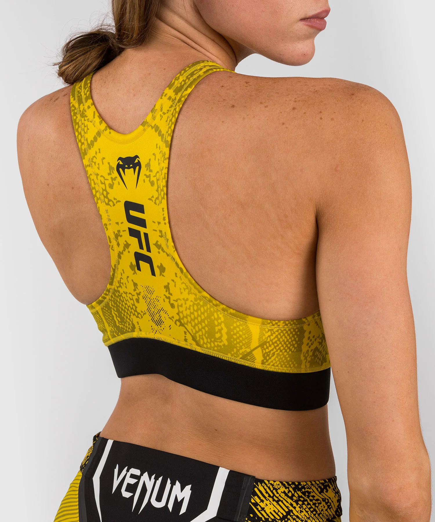 Brassière de sport pour Femmes UFC Adrenaline by Venum Authentic Fight Night - Jaune - Image 7