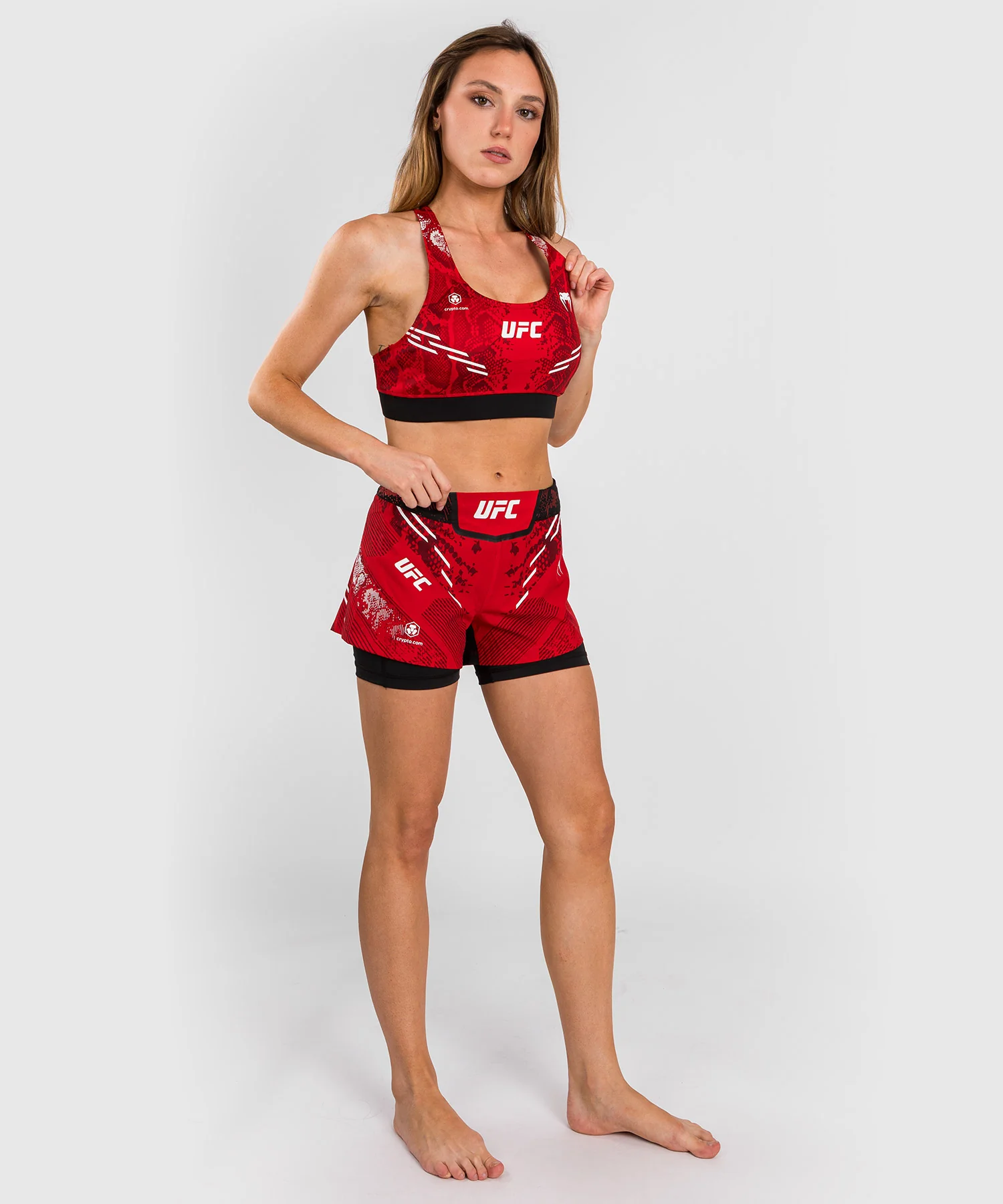 Brassière de sport pour Femmes UFC Adrenaline by Venum Authentic Fight Night - Rouge - Image 7