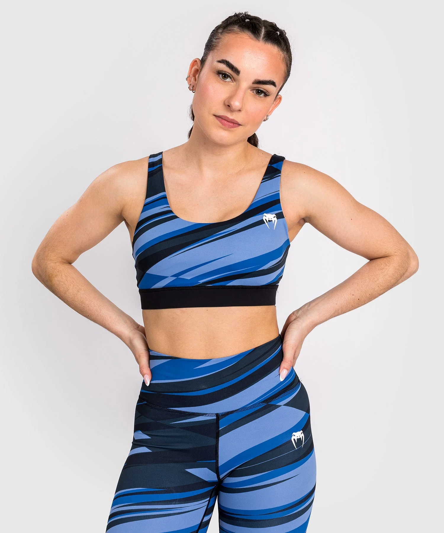 Brassière de Sport pour Femmes Venum Abyss - Bleu Foncé