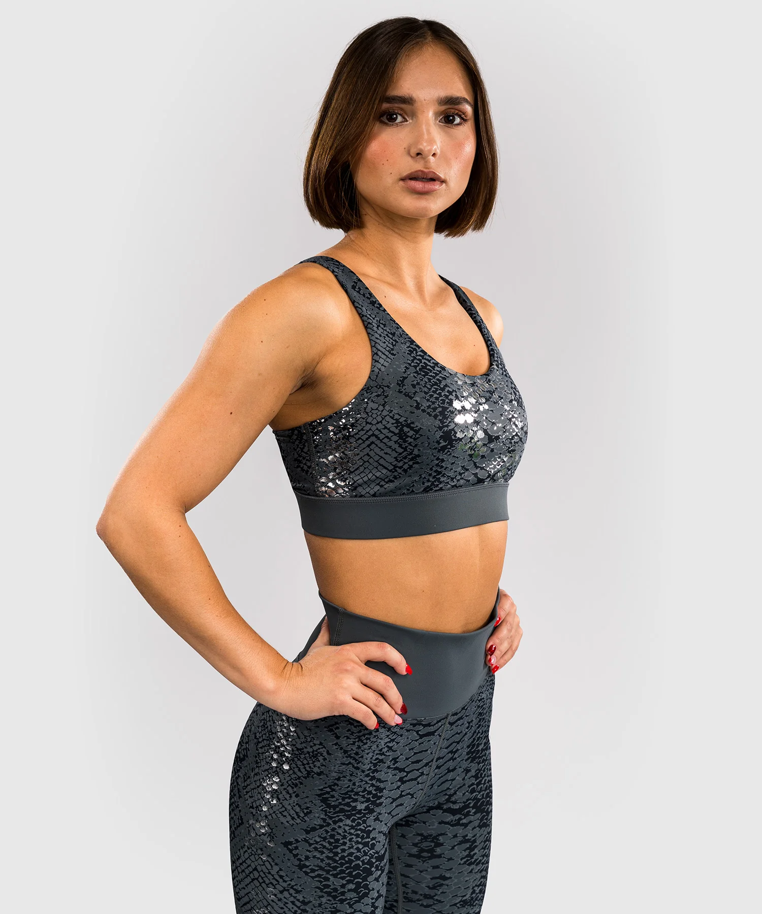 Brassière de sport pour Femmes Venum Amazonia - Gris foncé - Image 2