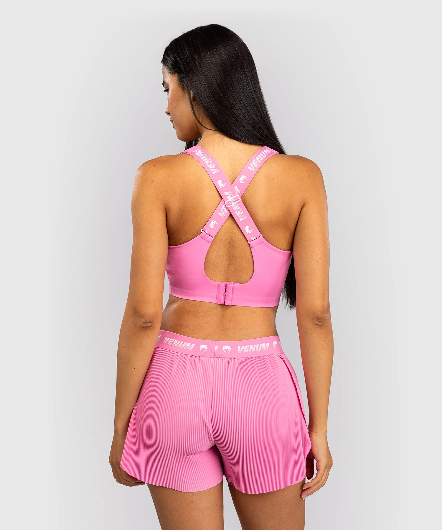 Brassière de Sport pour Femmes Venum Essential X - Rose Bonbon - Image 3