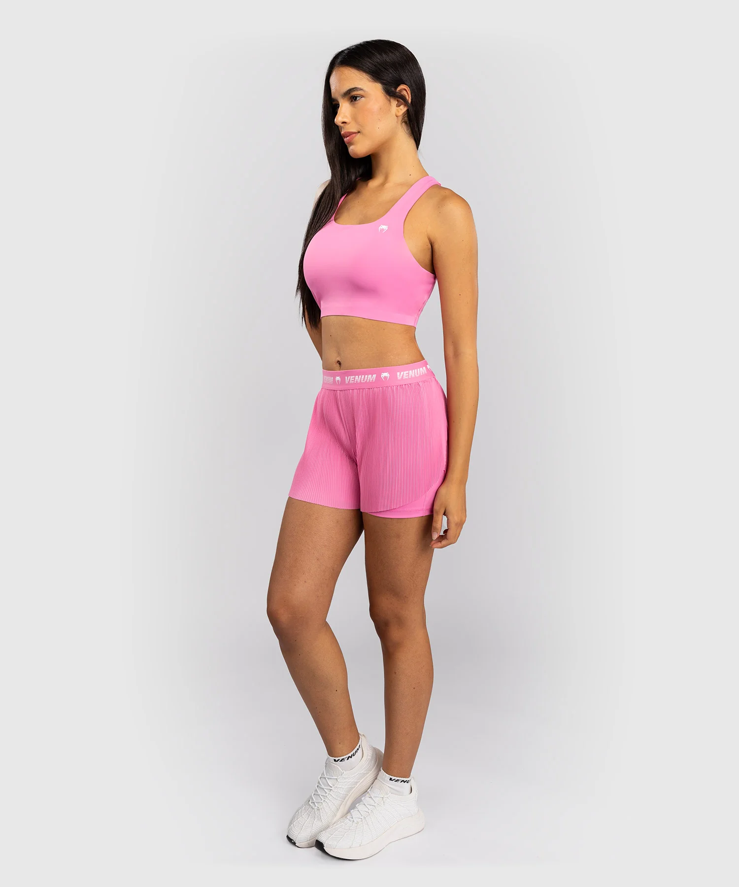 Brassière de Sport pour Femmes Venum Essential X - Rose Bonbon - Image 6