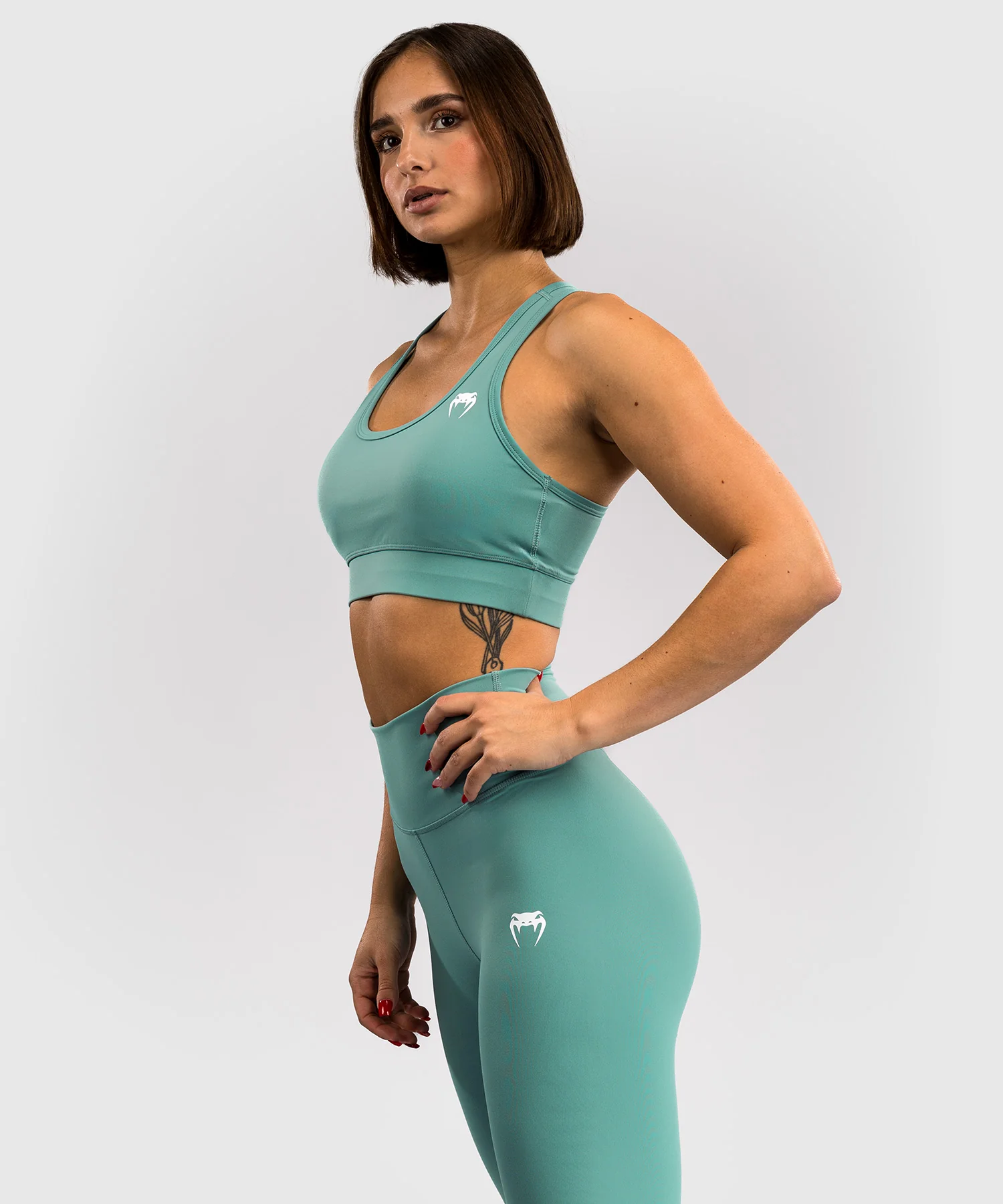 Brassière de Sport Venum Essential Medium Impact pour Femmes - Vert d'Eau - Image 2