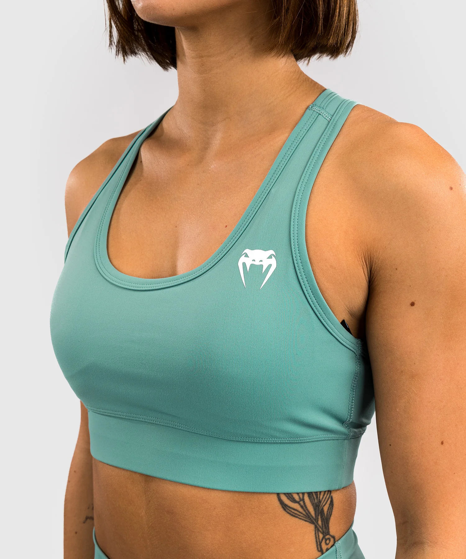 Brassière de Sport Venum Essential Medium Impact pour Femmes - Vert d'Eau - Image 4