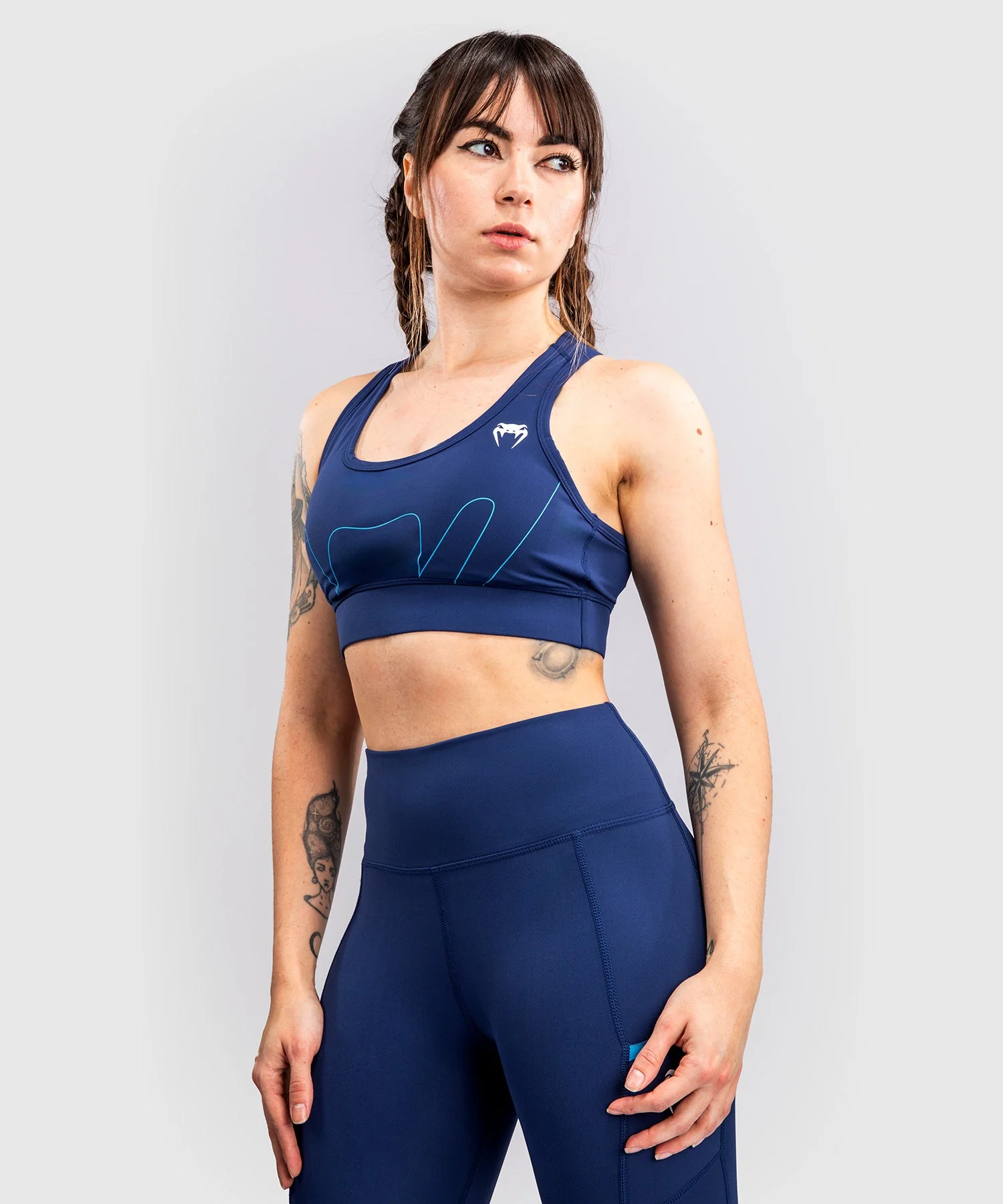 Brassière de Sport Venum x Top Rank Original pour Femmes - Bleu Marine - Image 2