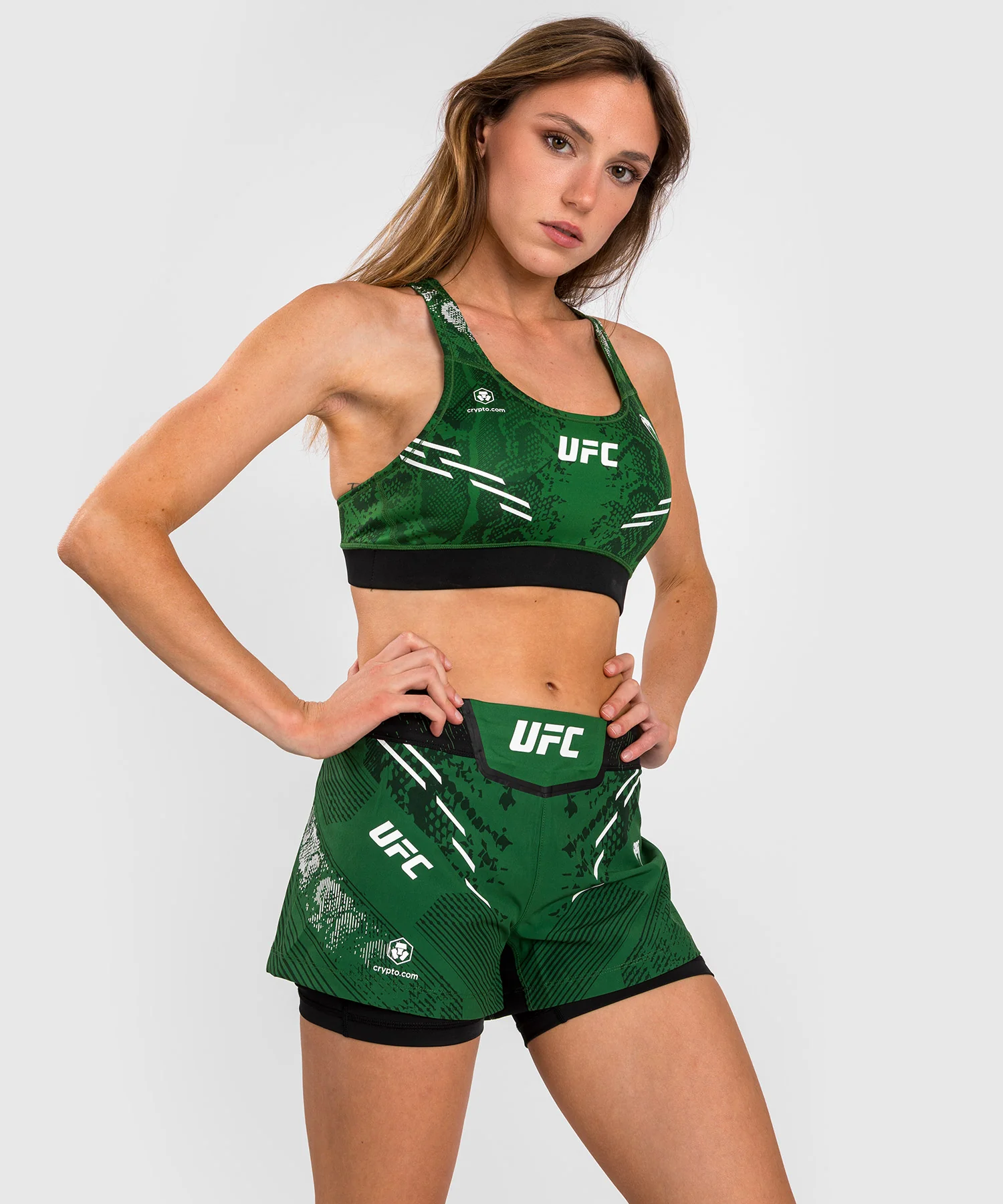 Brassière Femme UFC Authentic Adrenaline Fight Night By Venum - Vert - Image 2