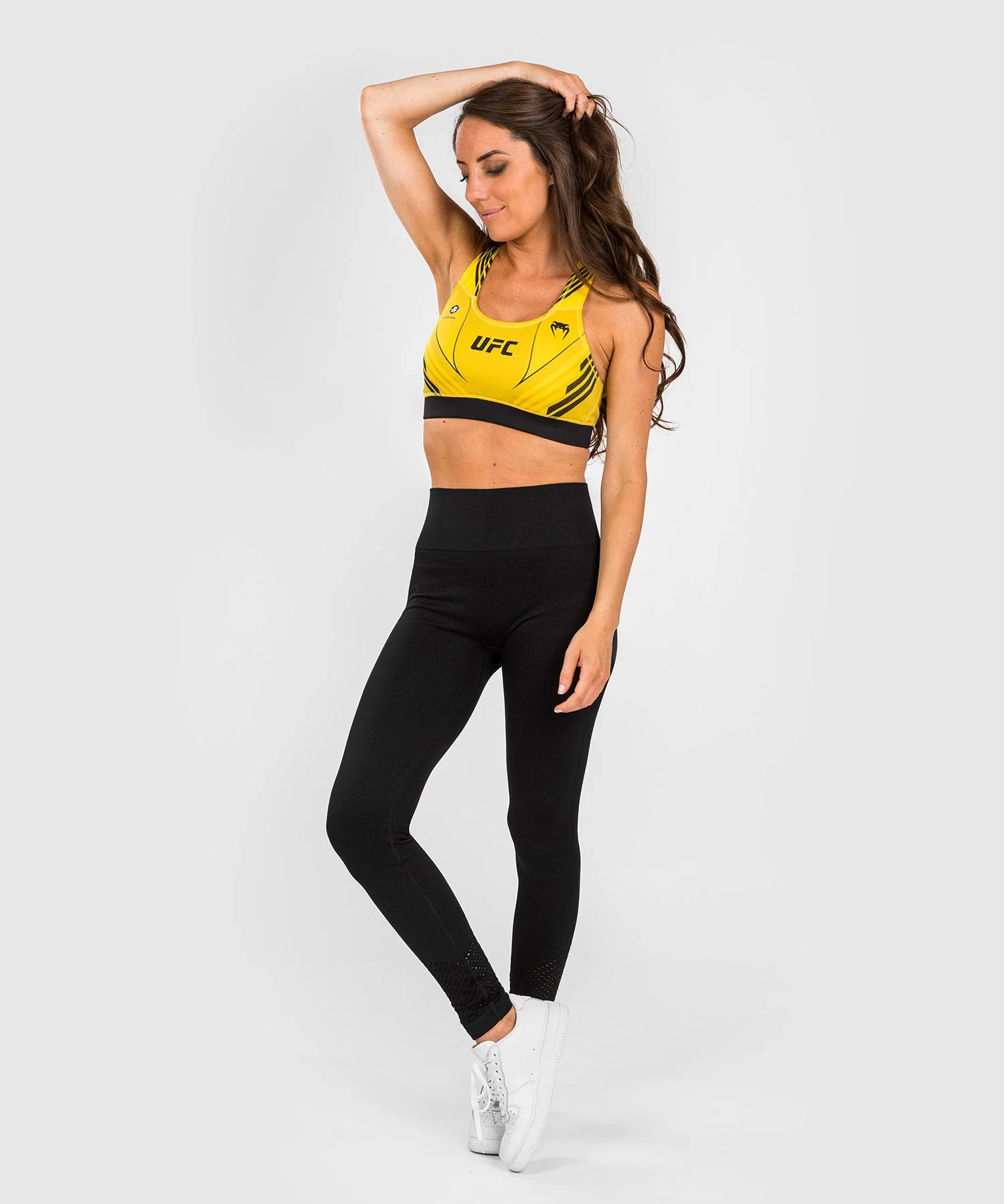 Brassière Femme UFC Venum Authentic Fight Night 1.0 - Jaune - Image 4