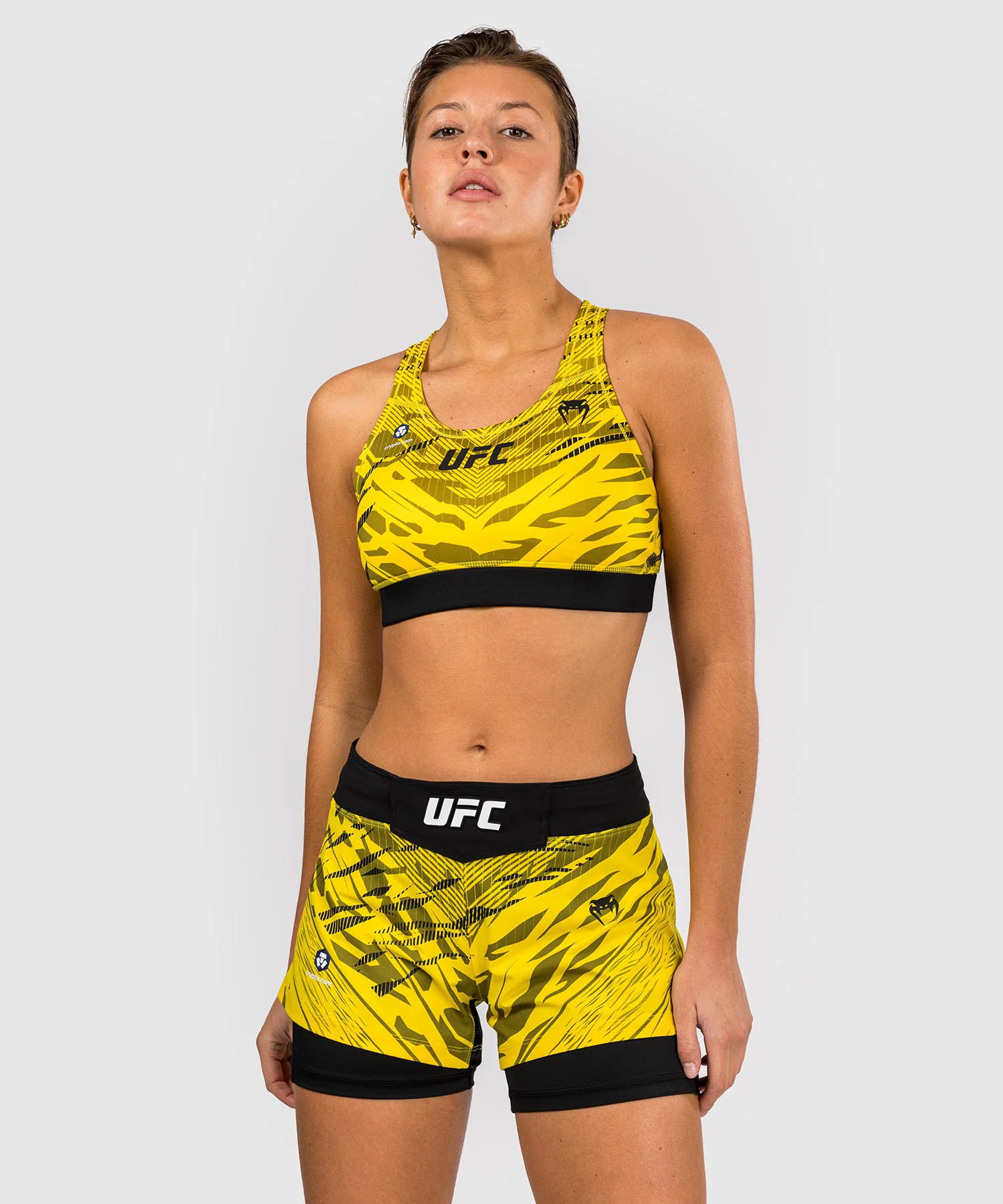 Brassière pour Femmes UFC Fusion by Venum Authentic Fight Night - Jaune - Image 4