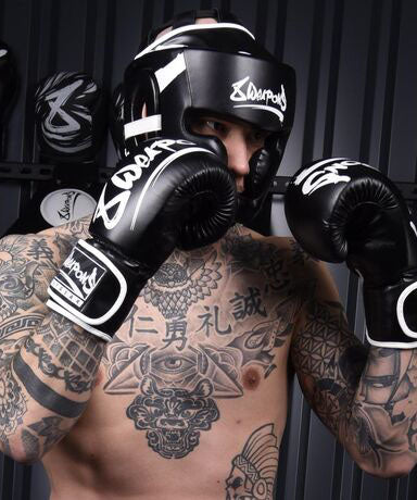 Casque de Boxe - 8 Weapons Unlimited - Noir/Blanc - Image 5