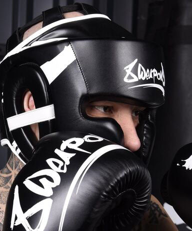 Casque de Boxe - 8 Weapons Unlimited - Noir/Blanc - Image 6