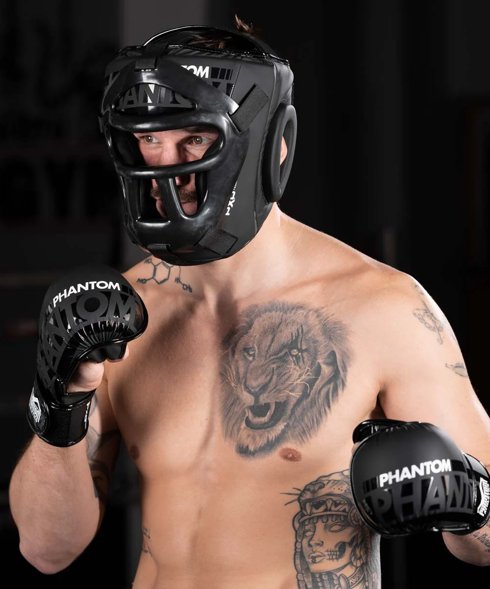 Casque De Boxe Phantom Athletics Apex Cage - Noir - Image 4