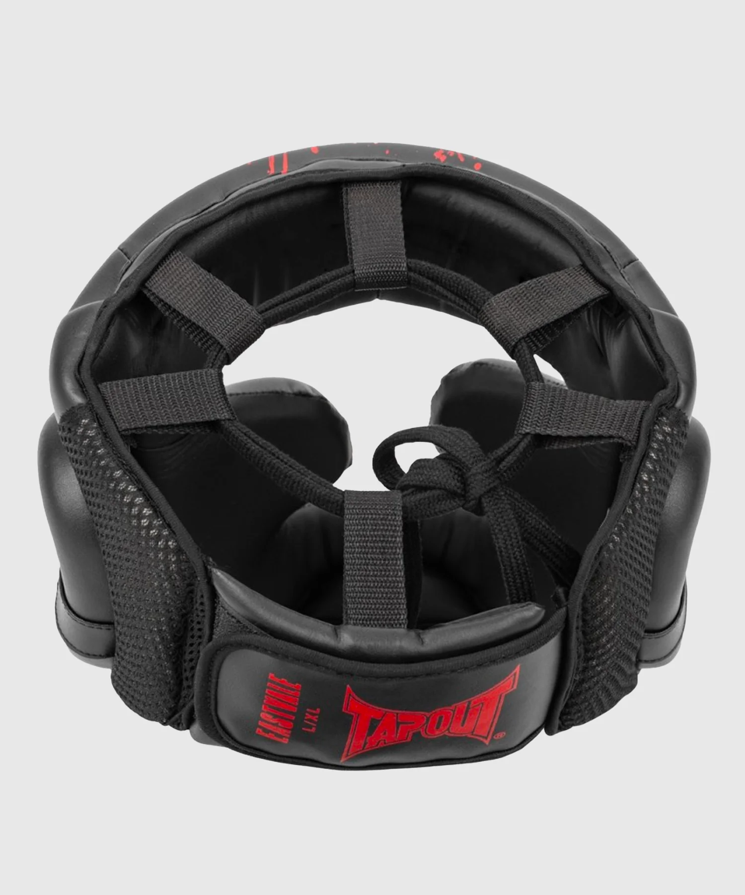 Casque de Boxe Tapout - Noir/Rouge - Image 3