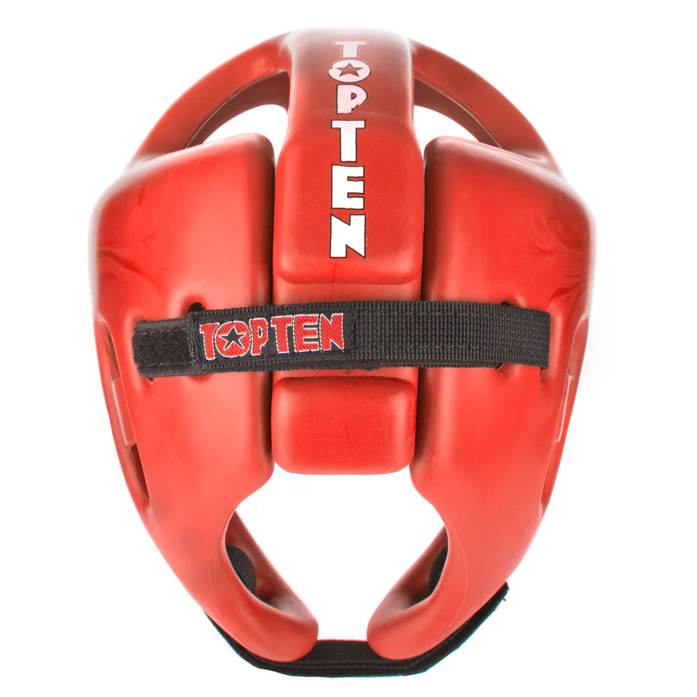 Casque de Boxe Top Ten Compétition Fight - Rouge - Image 5