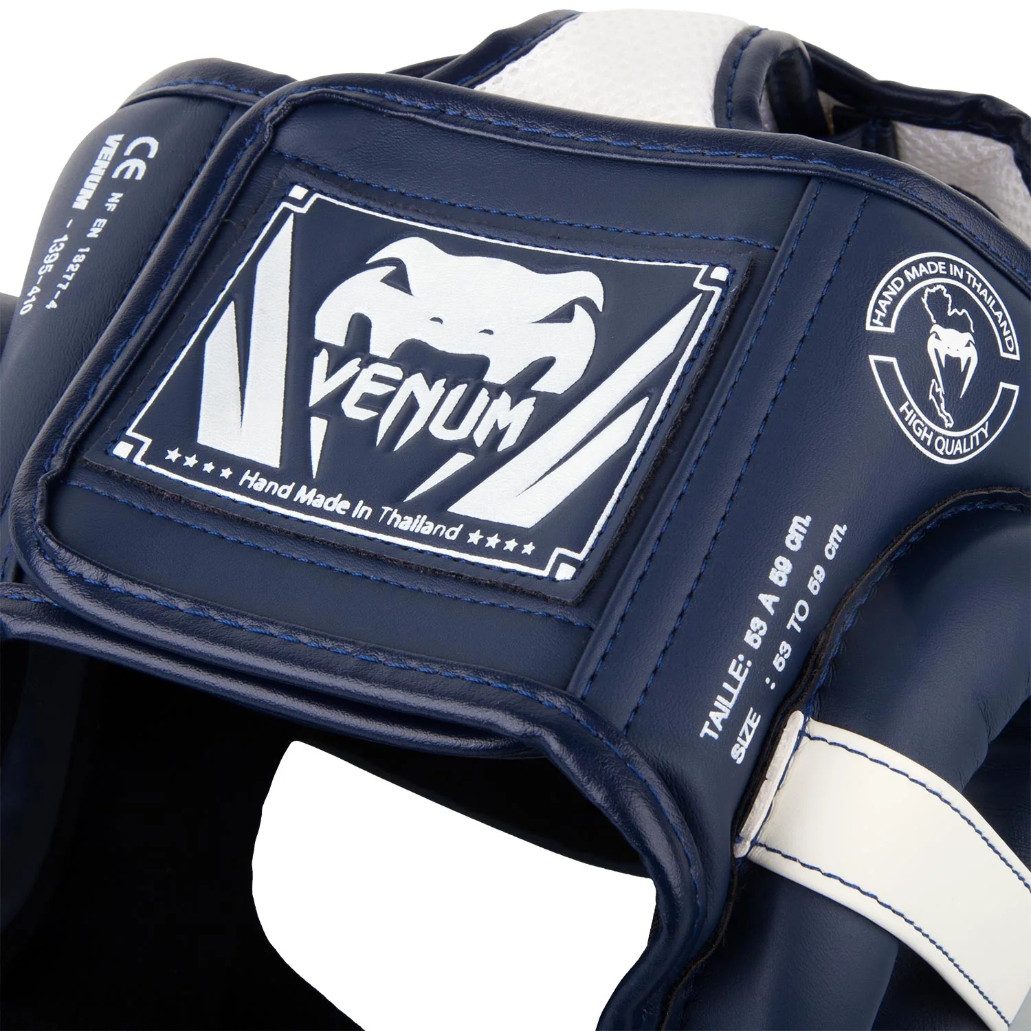 Casque de Protection Venum Elite - Blanc/Bleu Marine - Image 6