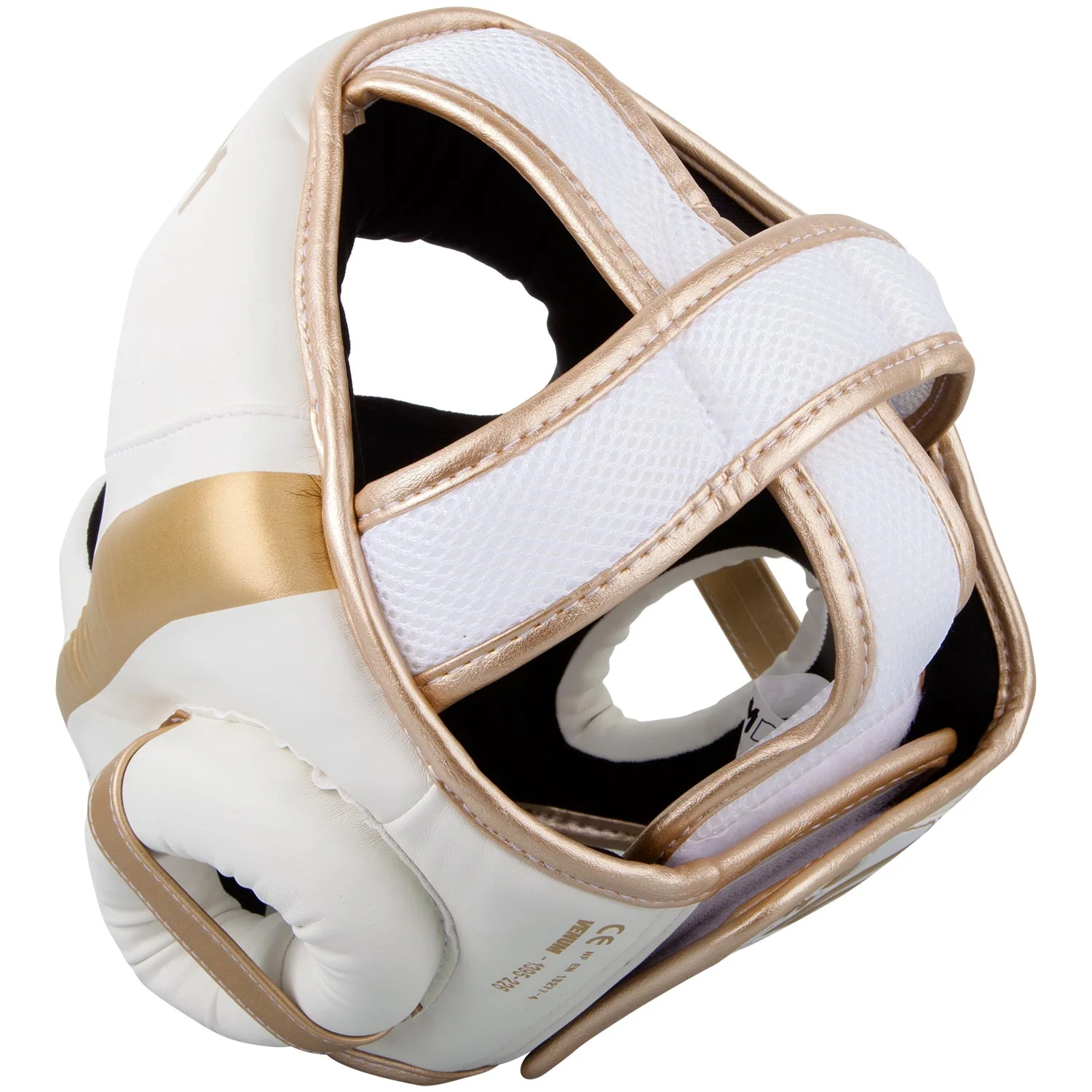 Casque de Protection Venum Elite - Blanc/Or - Image 6