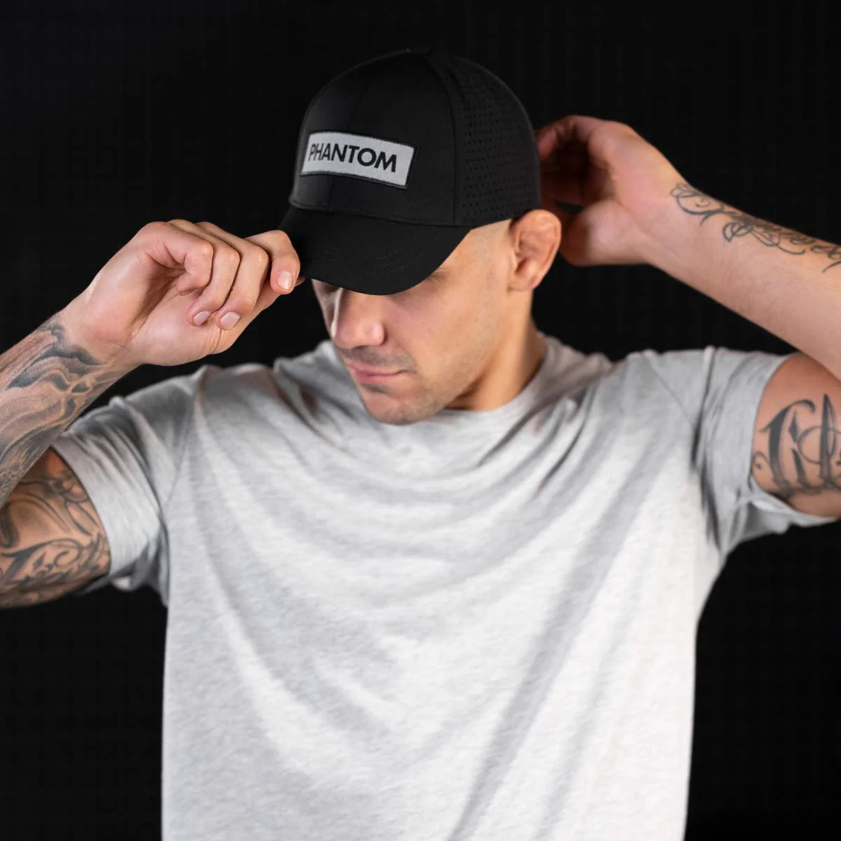 Casquette Phantom Athletics Lazer Sport - Noir - Image 3