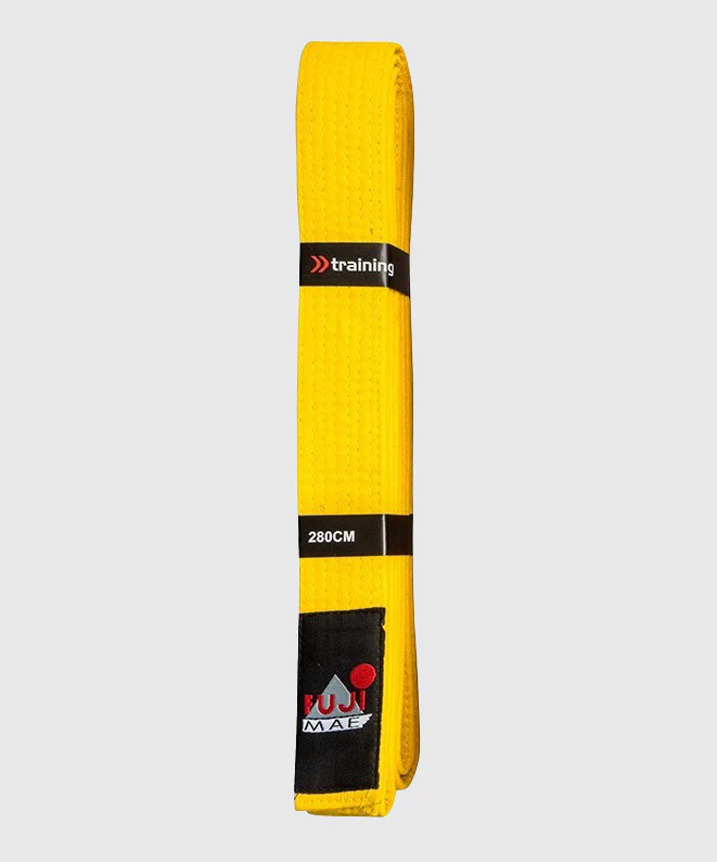 Ceinture d'arts martiaux Fujimae - Jaune - Image 5
