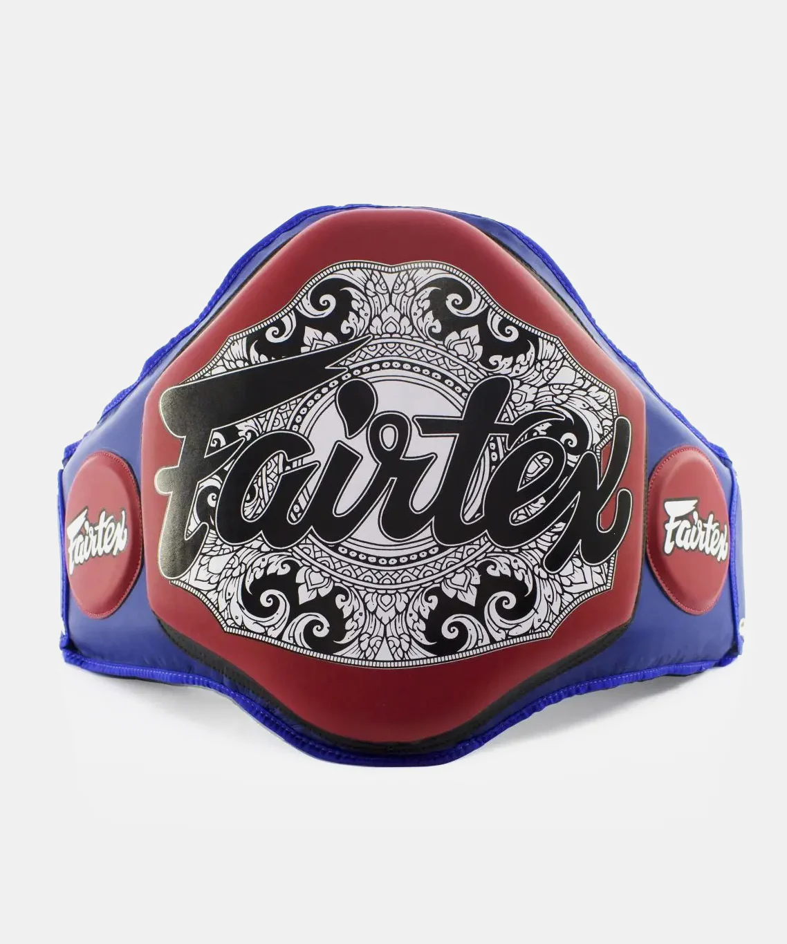 Ceinture De Frappe Fairtex "V3" Thaï - Bleu/Rouge