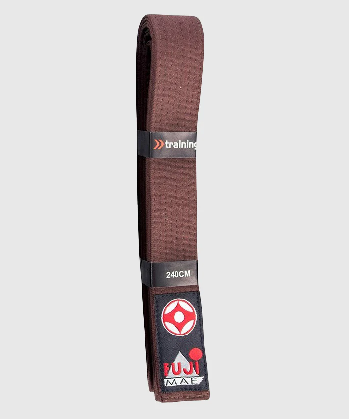 Ceinture Kyokushin Fujimae - Marron - Image 4