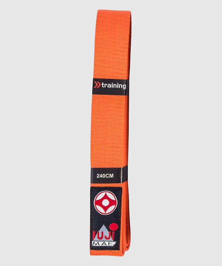 Ceinture Kyokushin Fujimae - Orange - Image 4
