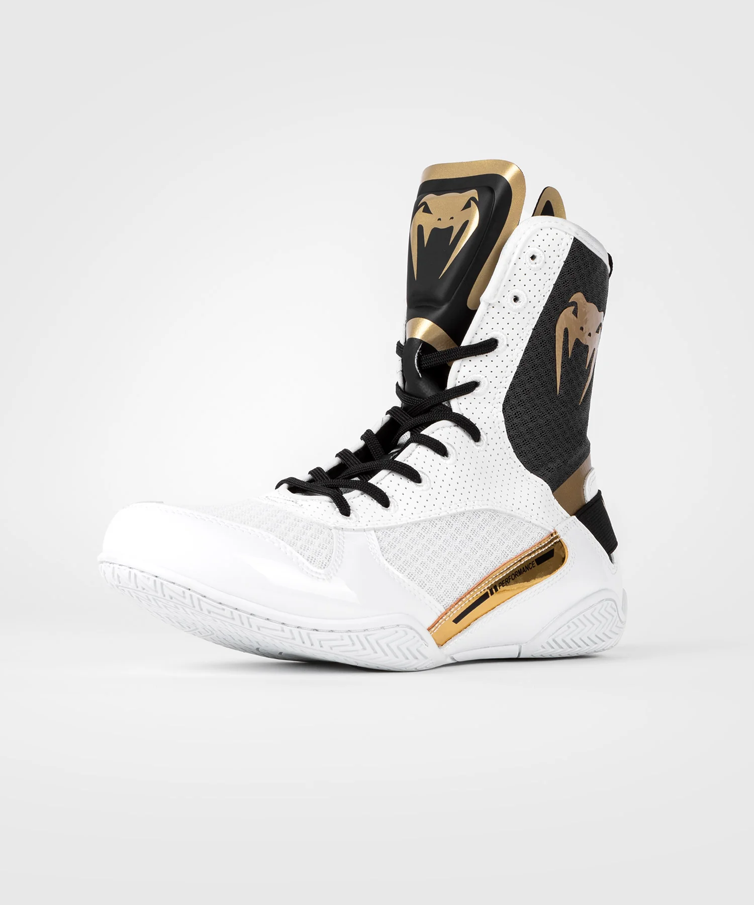 Chaussure de Boxe Venum Elite - Blanc/Noir/Or - Image 9