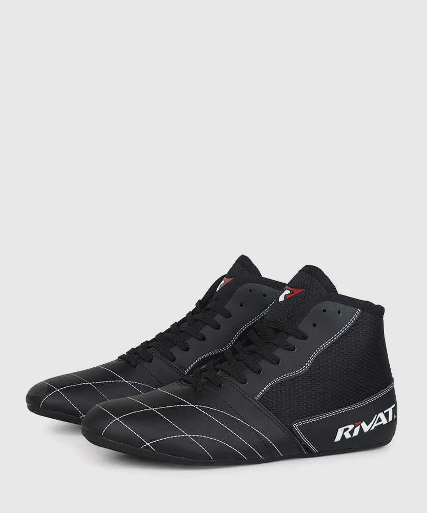 Chaussures de Boxe Française Rivat Colt - Noir
