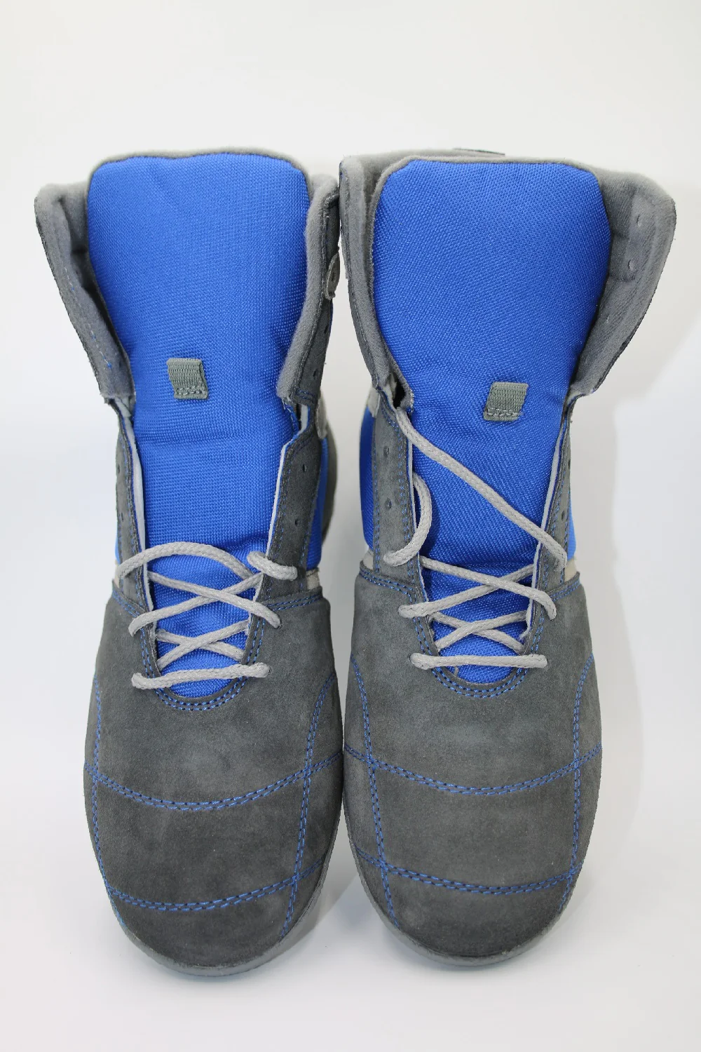 Chaussures de Boxe française Rivat Top - Gris/Bleu - Image 2