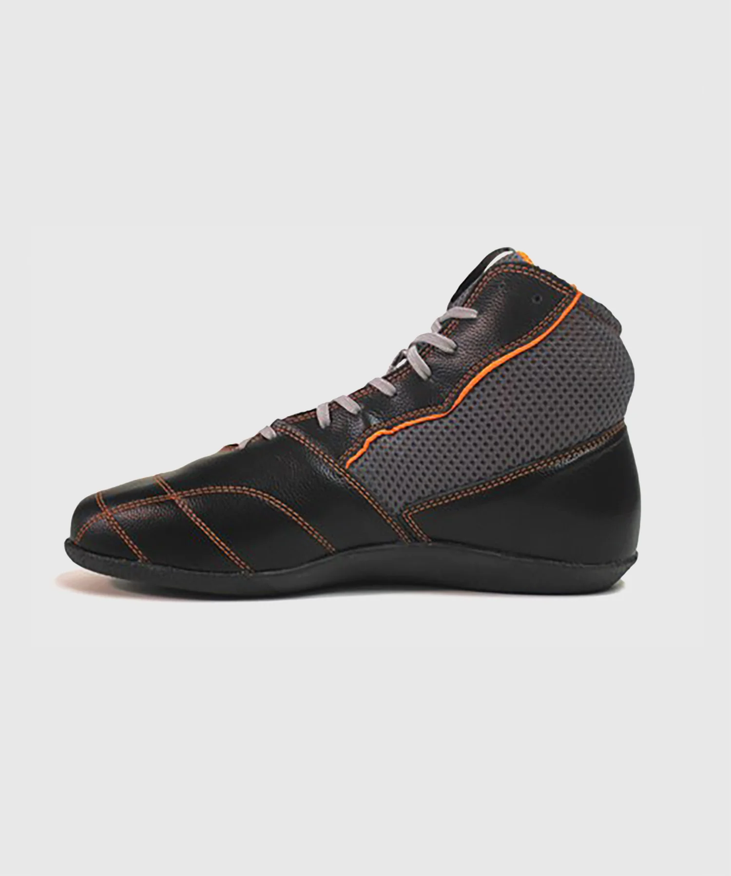 Chaussures de Boxe française Rivat Uppercut - Noir/Gris - Image 4