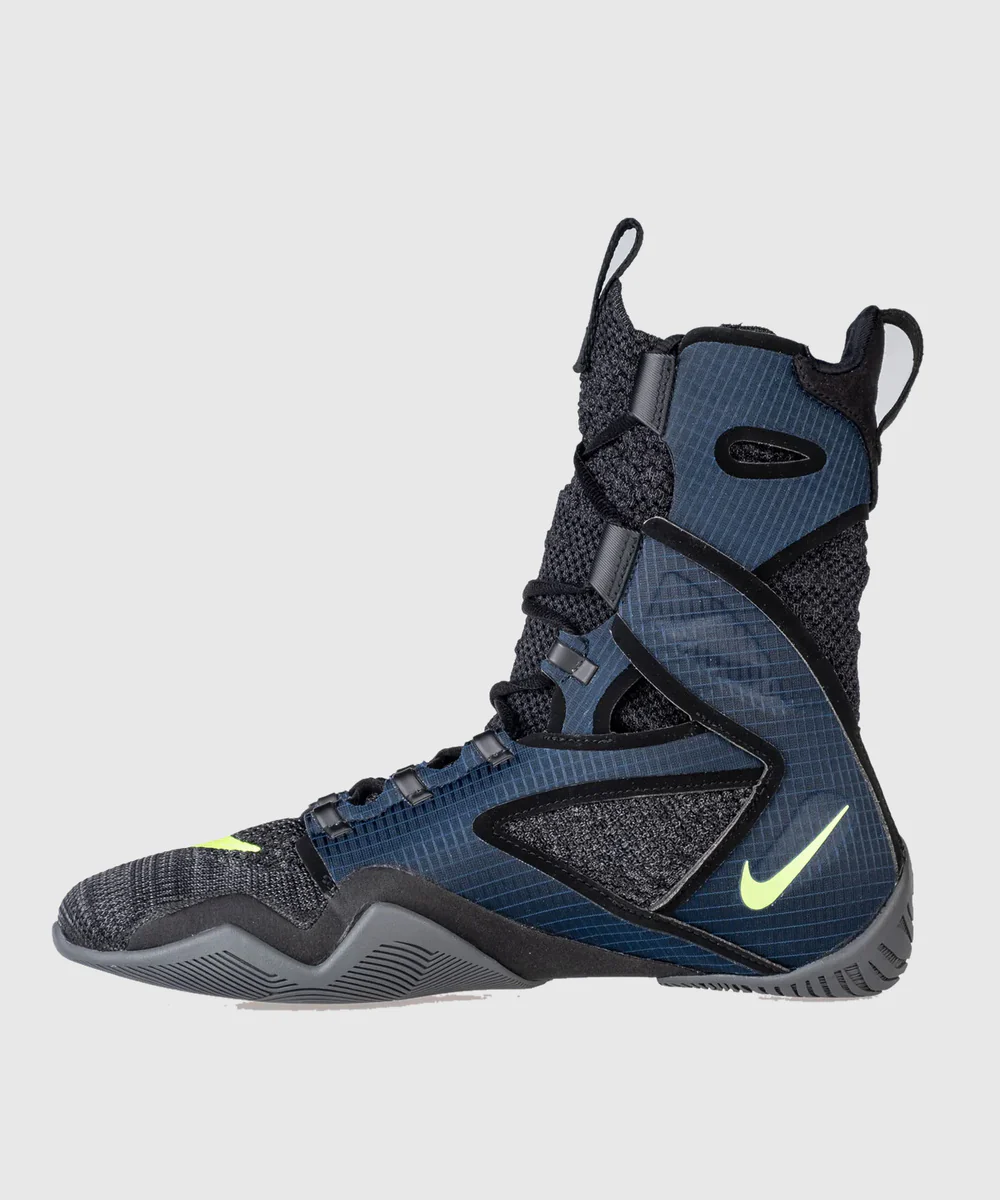 Chaussures de Boxe Nike Hyperko 2 - Bleu/Jaune - Image 5