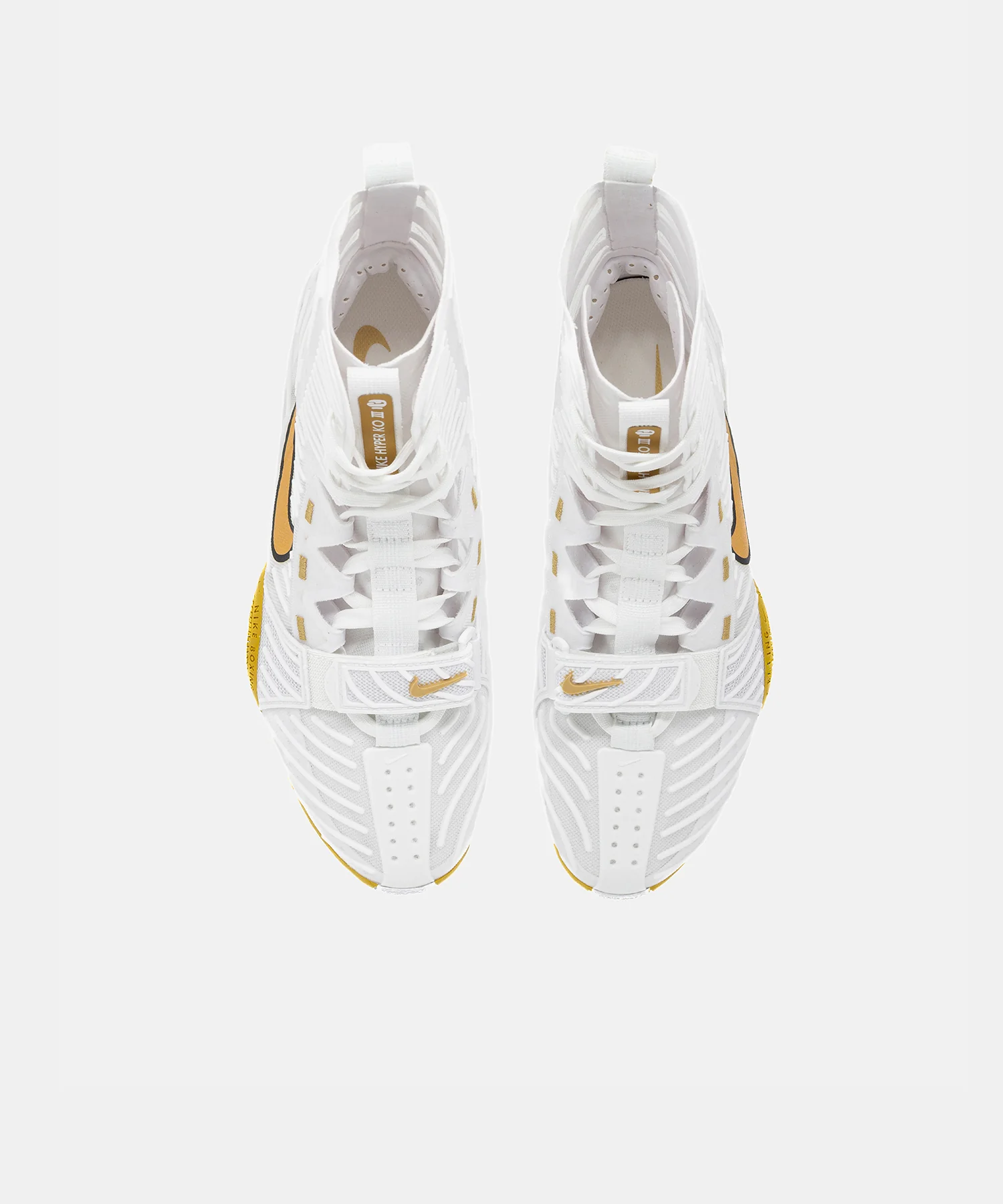 Chaussures de Boxe Nike Hyperko 3 - Blanc/Or - Image 8
