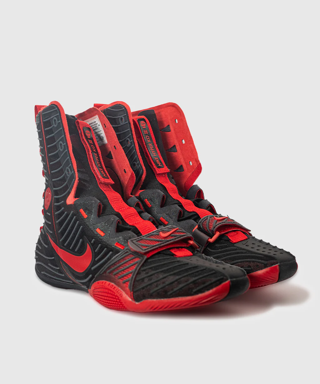 Chaussures de Boxe Nike Hyperko 3 - Noir/Rouge - Image 3