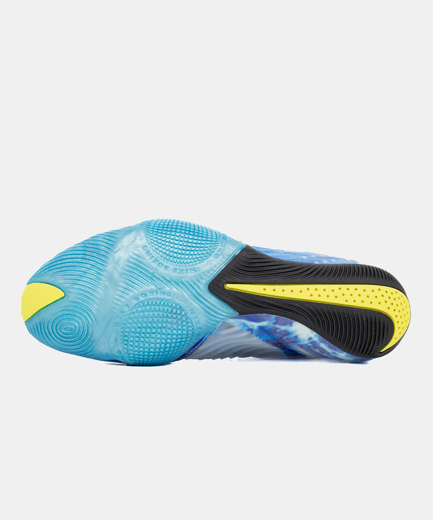 Chaussures de Boxe Nike Hyperko 3 SE - Bleu/Jaune - Image 7