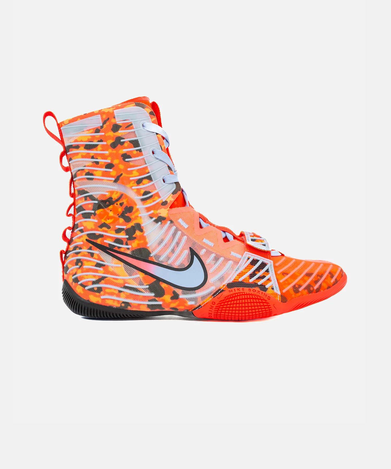 Chaussures de Boxe Nike Hyperko 3 SE - Orange/Gris - Image 3