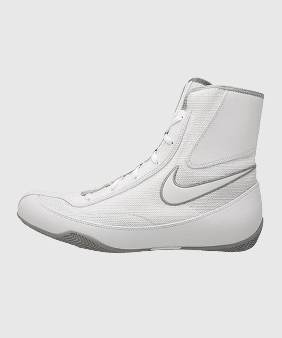 Chaussures de Boxe Semi-Montantes Nike Machomai 2 - Blanc/Noir