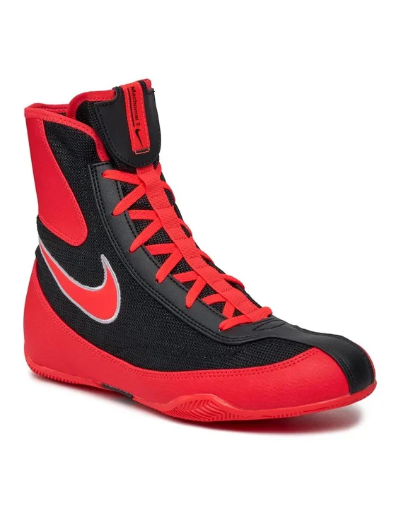 Chaussures de Boxe Semi-Montantes Nike Machomai 2 - Orange/Noir
