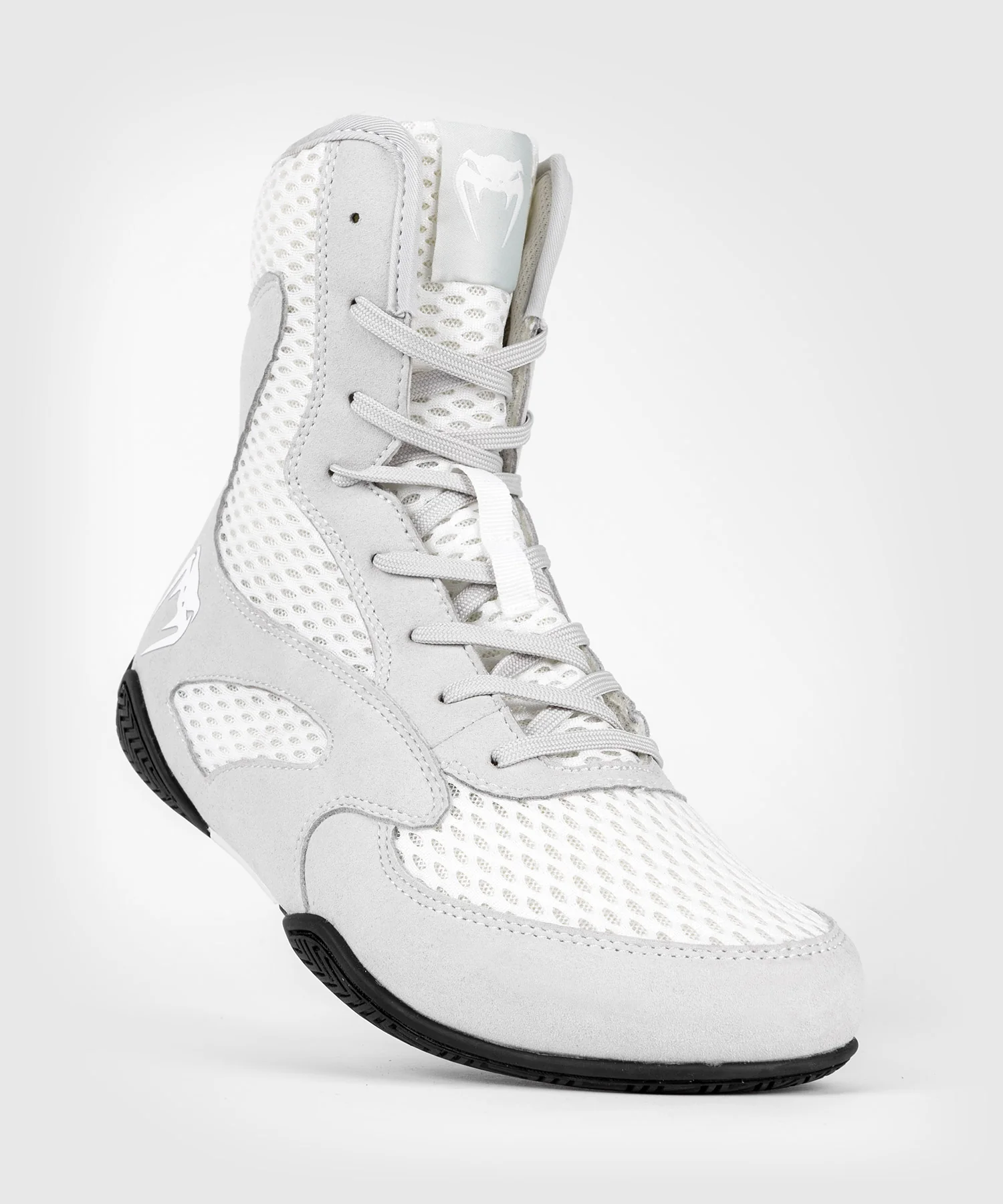 Chaussures de boxe Venum Contender - Blanc/Gris - Image 6