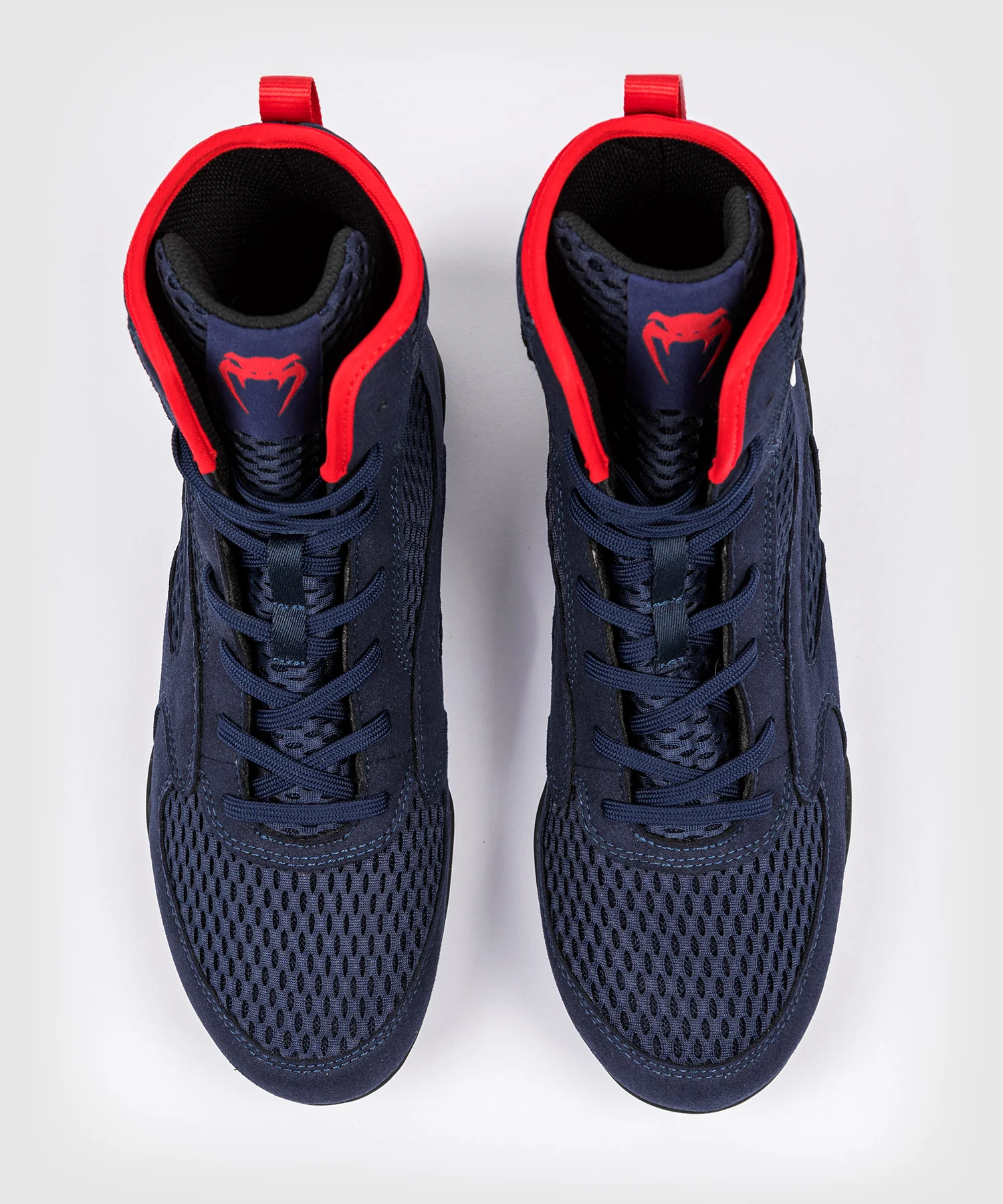 Chaussures de Boxe Venum Contender - Bleu marine/Rouge - Image 3