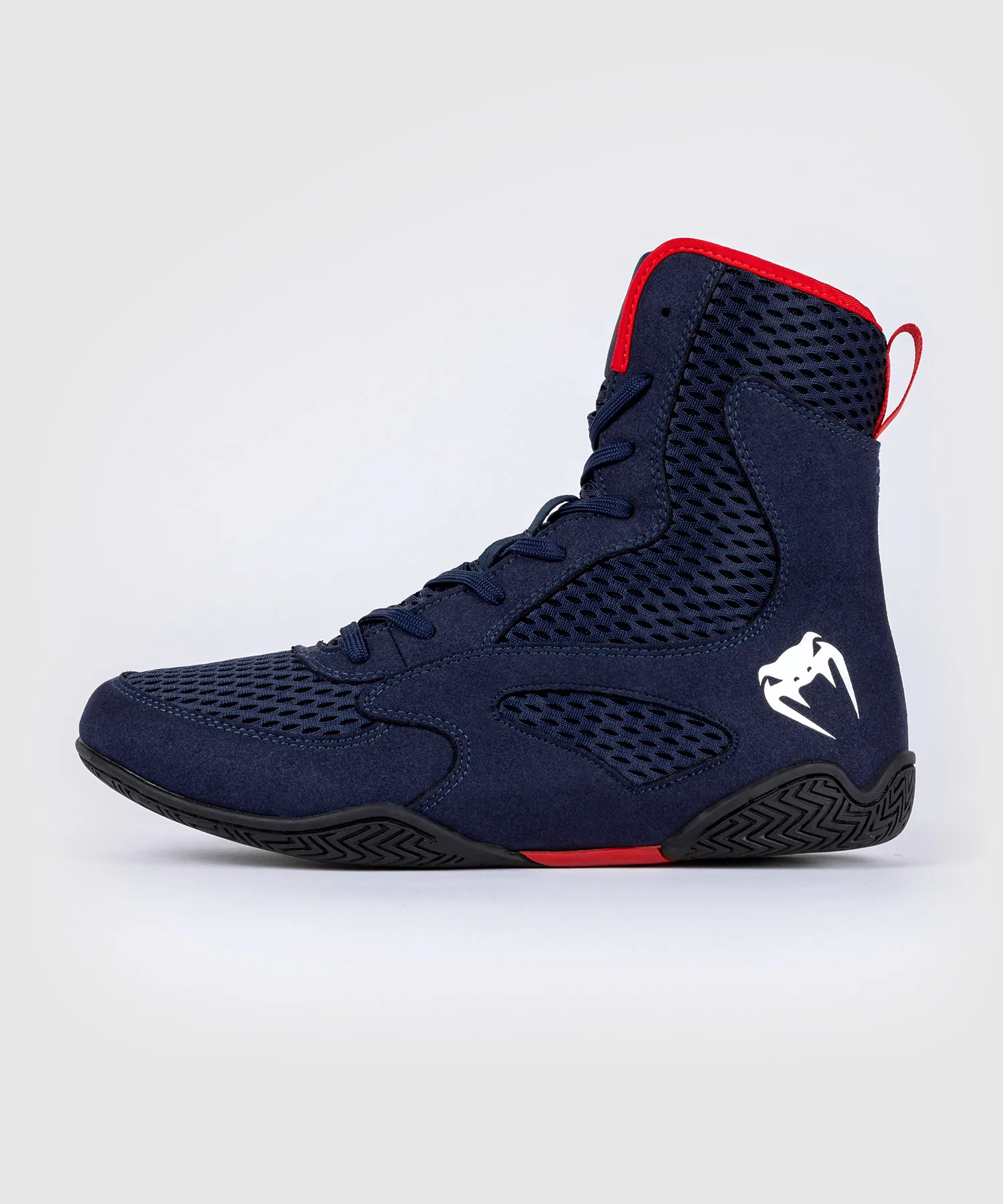 Chaussures de Boxe Venum Contender - Bleu marine/Rouge - Image 4