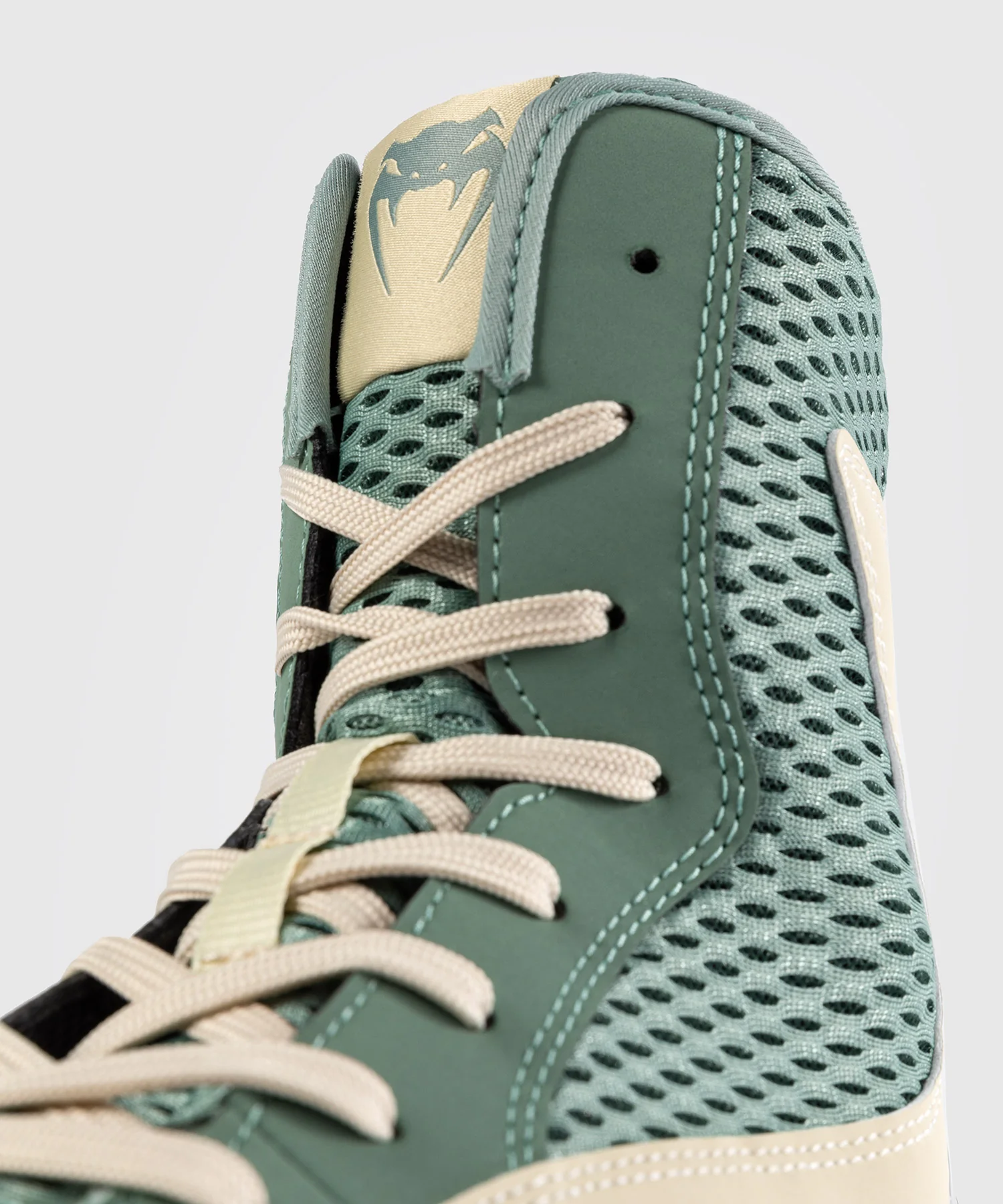 Chaussures de Boxe Venum Contender - Vert Aqua/Ivoire - Image 4