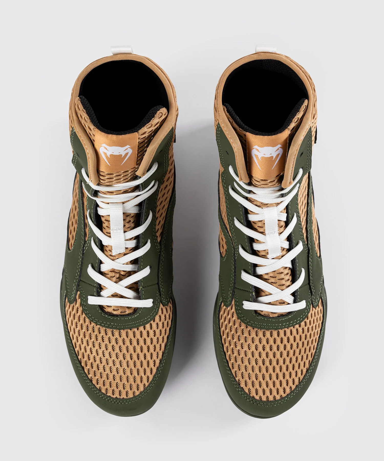 Chaussures de Boxe Venum Contender - Vert Militaire/Sable - Image 5